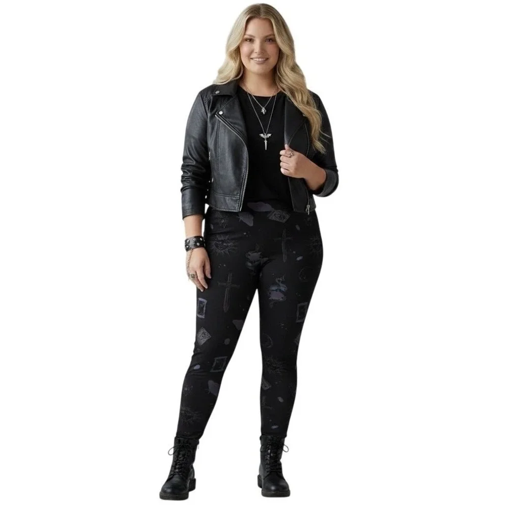 TORRID‎ Celestial Mystic Graphic Full-Length Leggings w/Pockets NWT Size 5X